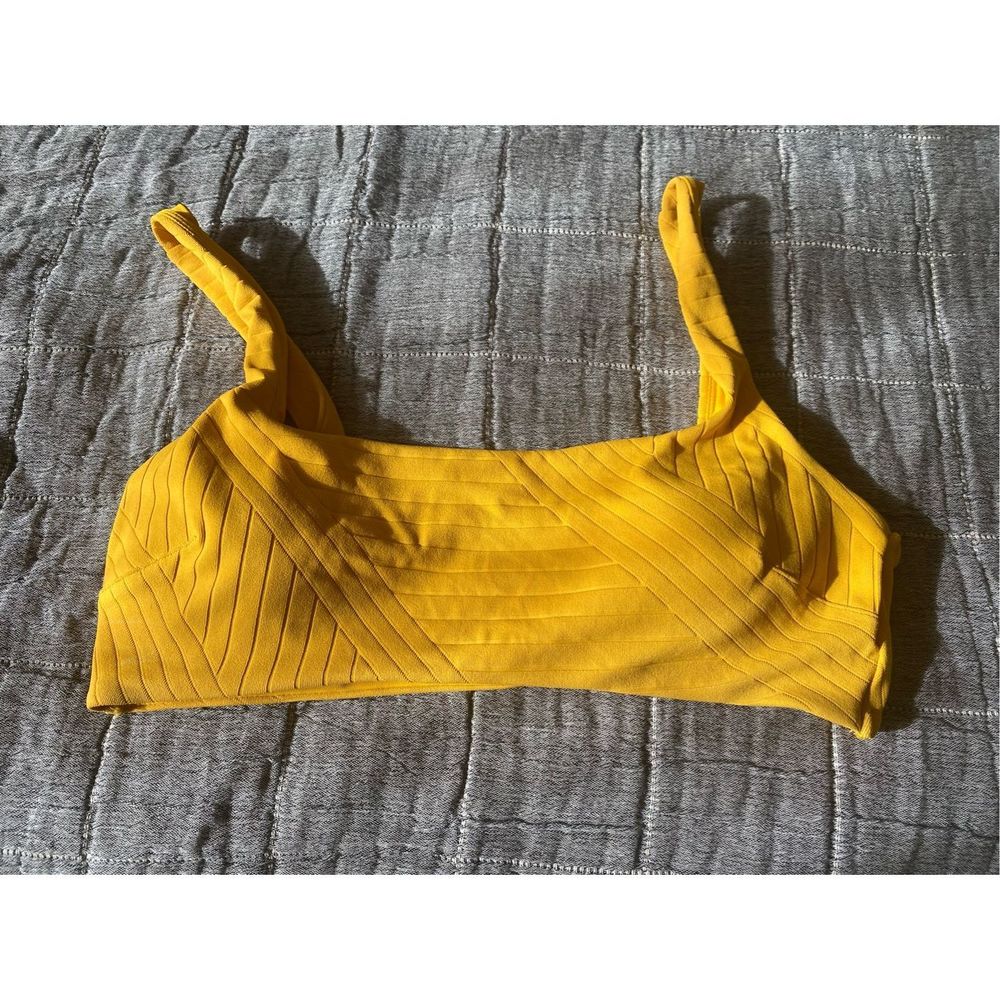 Aerie Scoop Yellow Bikini Top - Size XL - 2000